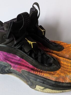 Nike Air Jordan 36 “Heatwave / Year of the Tiger” Size 10 Men’s – Well Worn